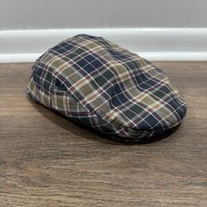 Polo Ralph Lauren Size L/XL Plaid Driving‎ Cap Newsboy Hat VTG Style Patchwork